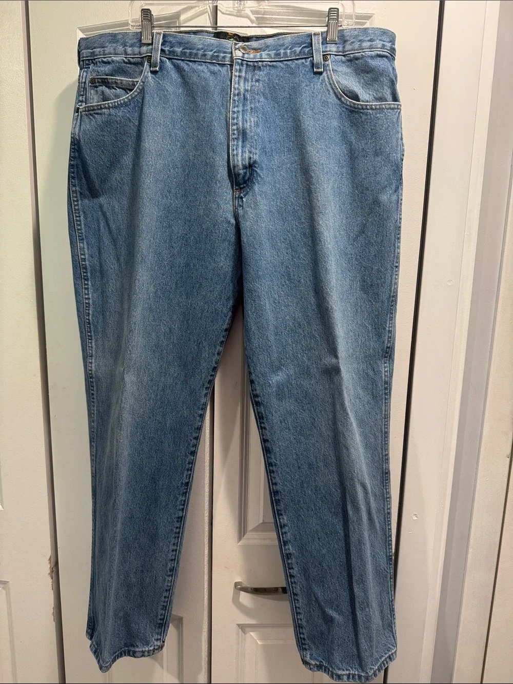 RedHead Straight-Leg Men's Light Blue Denim Jeans 42x32